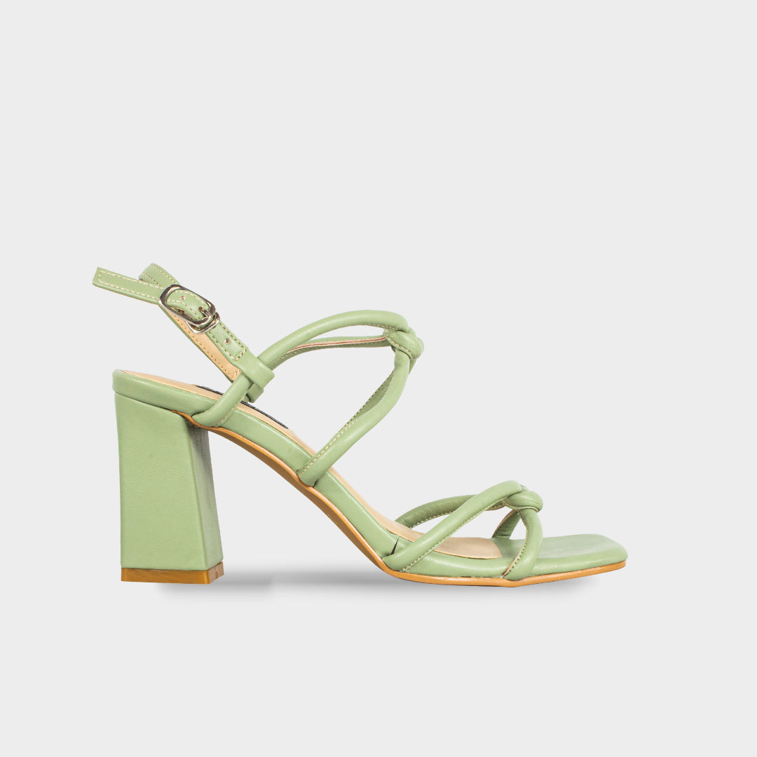 Sabina Sandals (Green) – Zanea Shoes