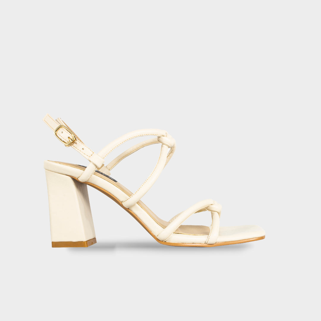 Sabina Sandals (White) – Zanea Shoes