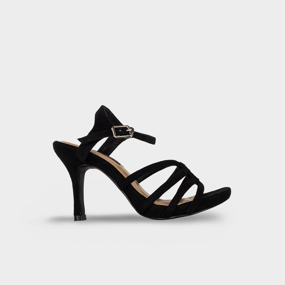 Delia Sandals (Black) – Zanea Shoes