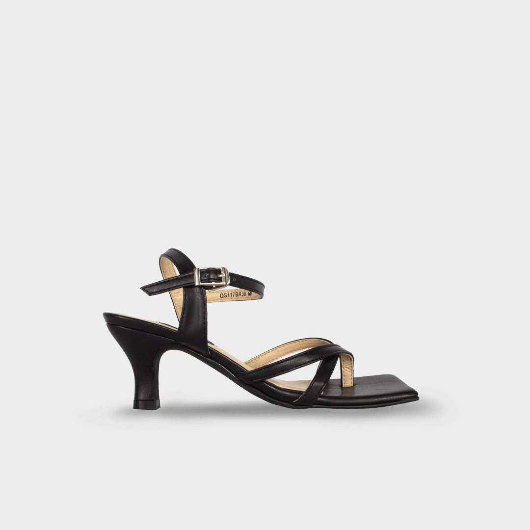 Ollie Sandals (Black) – Zanea Shoes