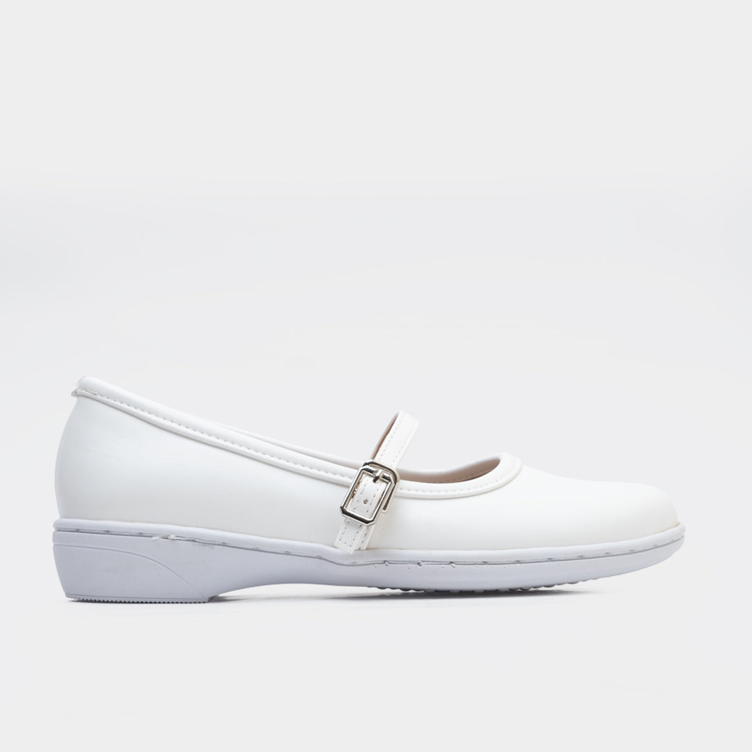 Nelia Flats (White) - Main Image