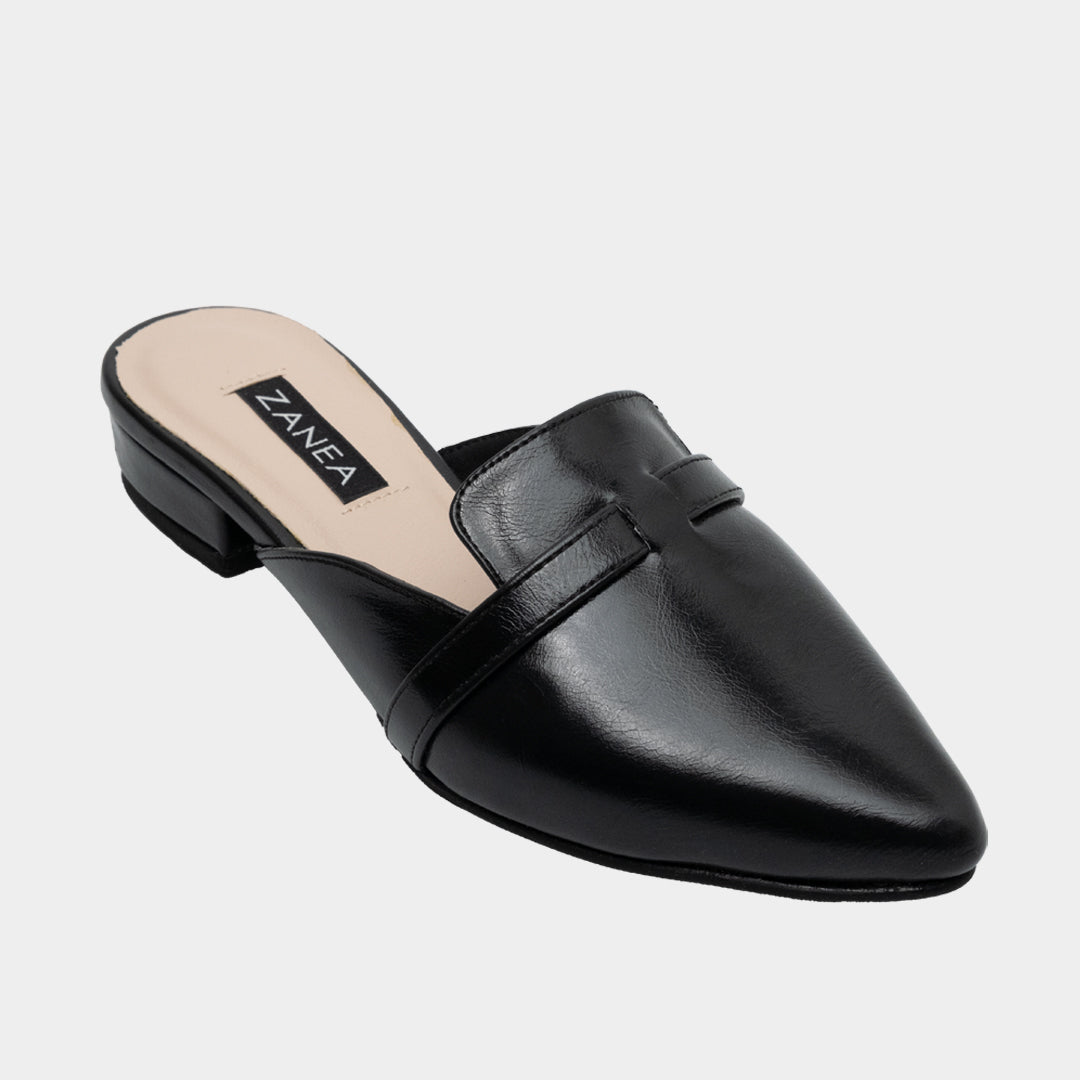 prank project】Loafer mule Black prank project】Loafer mule Black