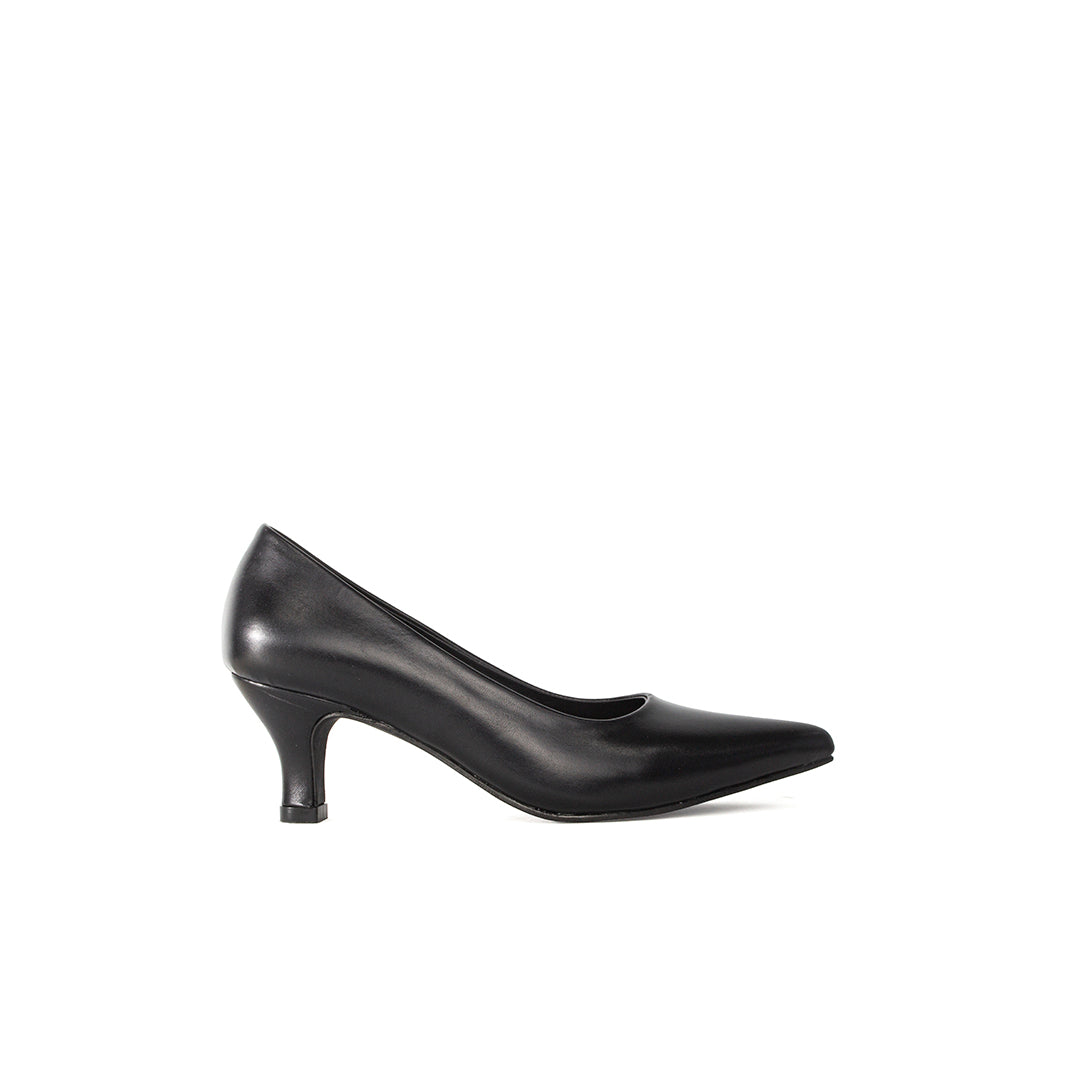 Gillian Pumps (Black) – Zanea Shoes